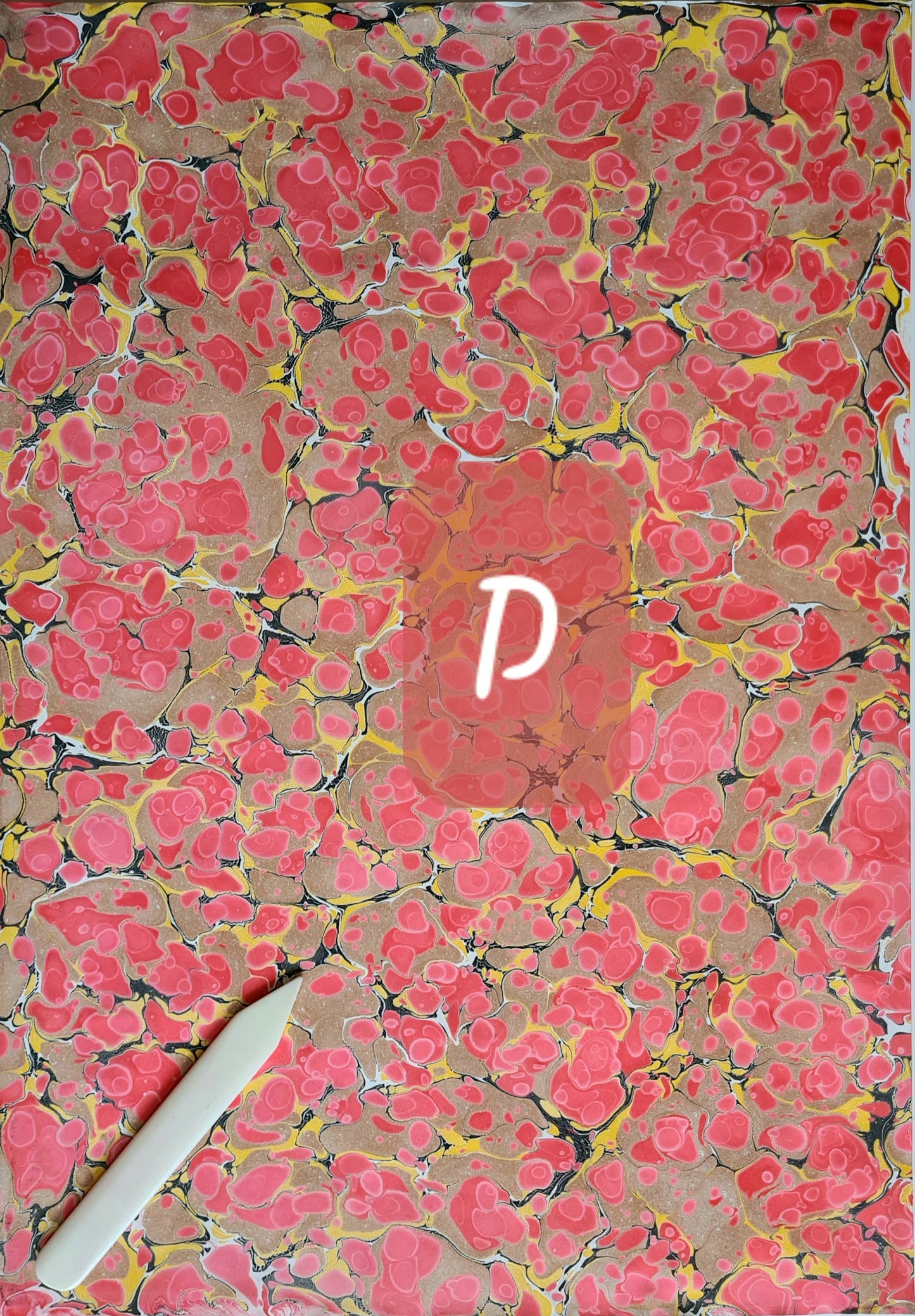 Marbled paper Design D1