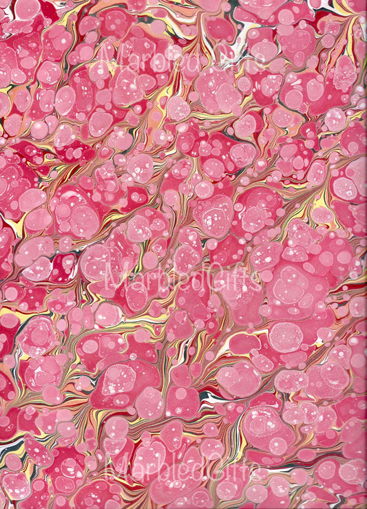 Digital Marbled Paper Set for Print