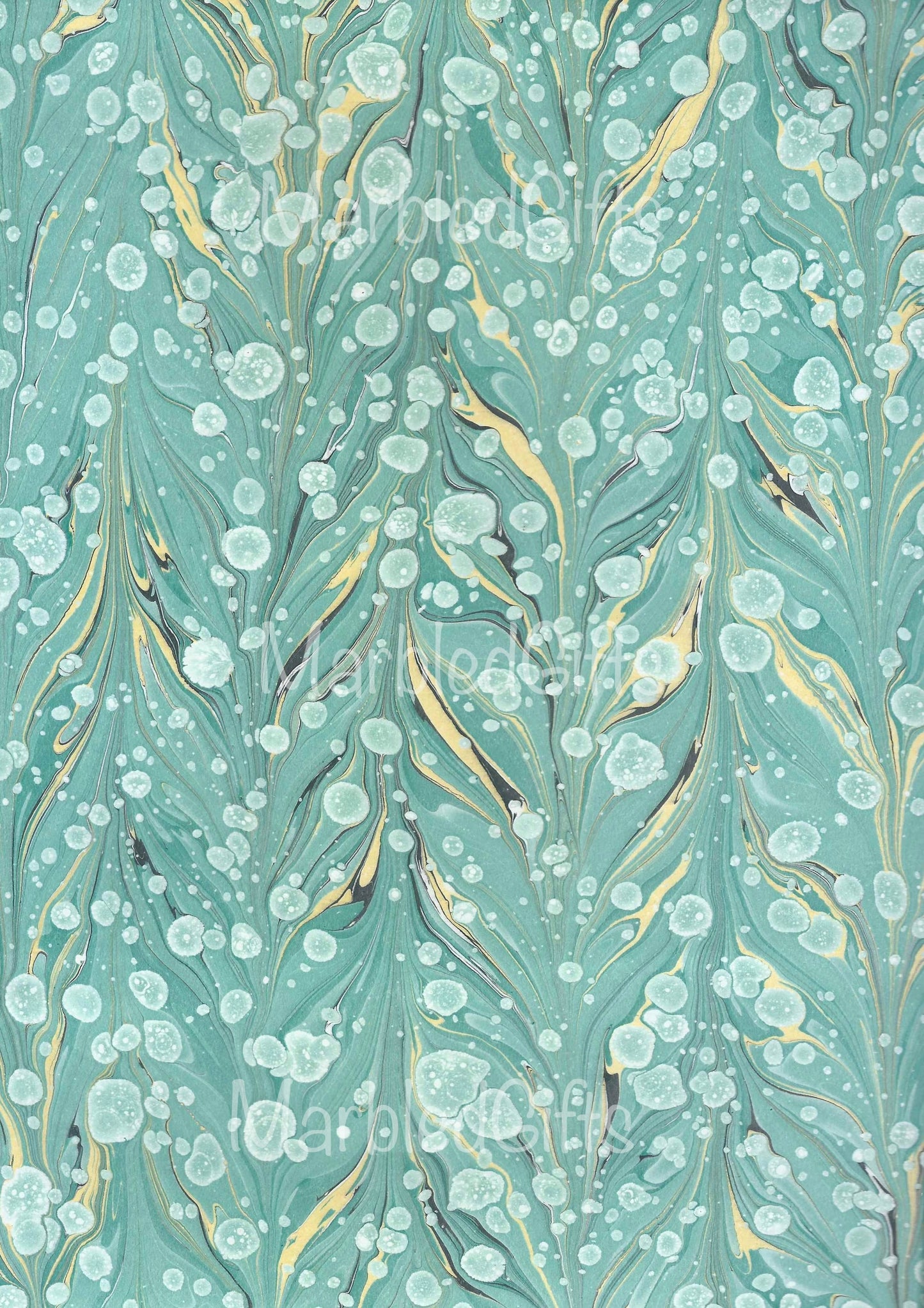 Digital Marbled Paper Set for Print